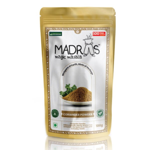 coriander powder Madras Magic Masala Organic Coriander Powder ( Dhania Powder )
