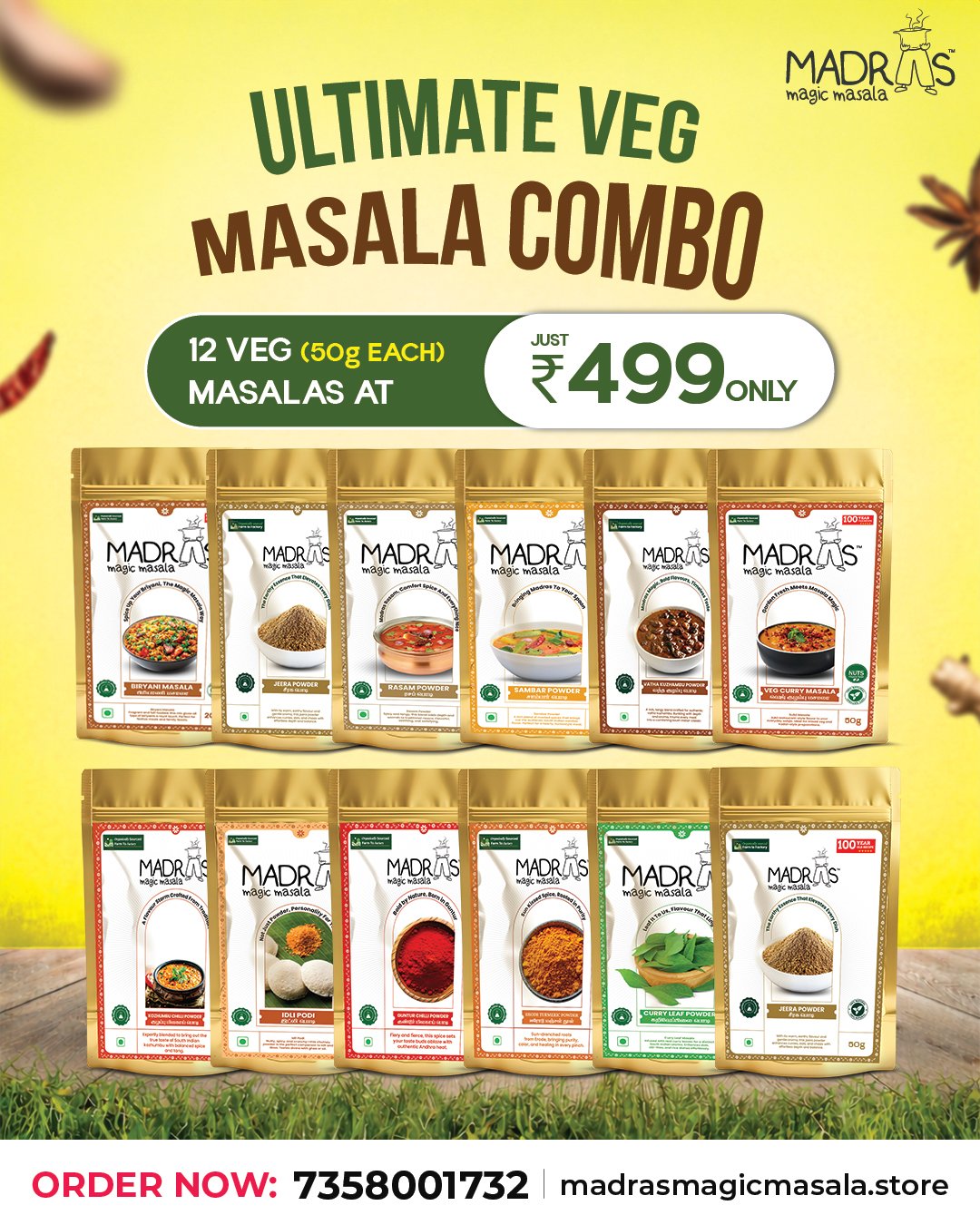 The Essential Veg Toolkit (Pack of 12)