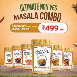 Vegetable combo offer package 50g with attractive promotional design and branding