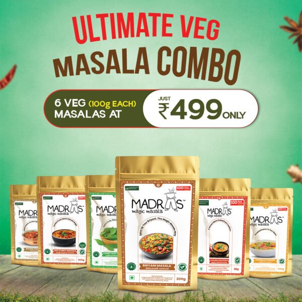 Ultimate Veg Masala Combo (Pack of 6)